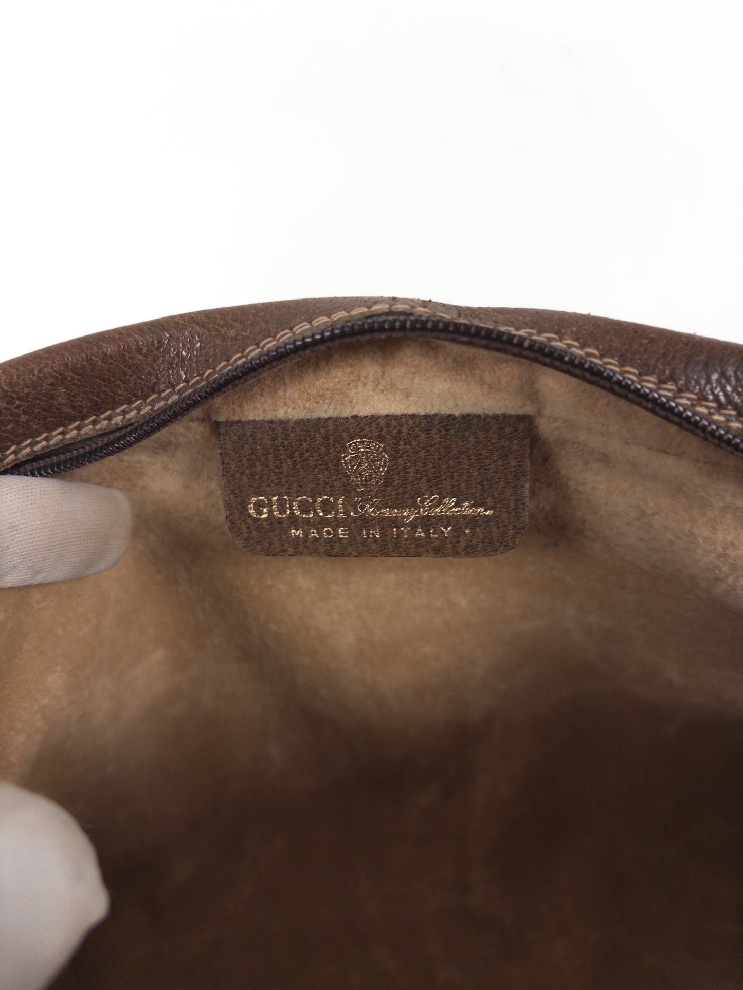 GUCCI GG Supreme Sherry Line clutch bag