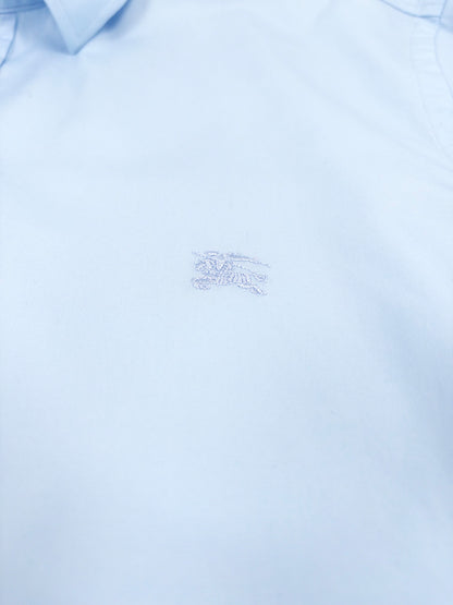 Burberry Check Shirt Blue