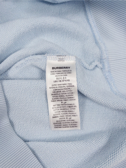 Burberry Baby Blue Hoodie (Fits M)