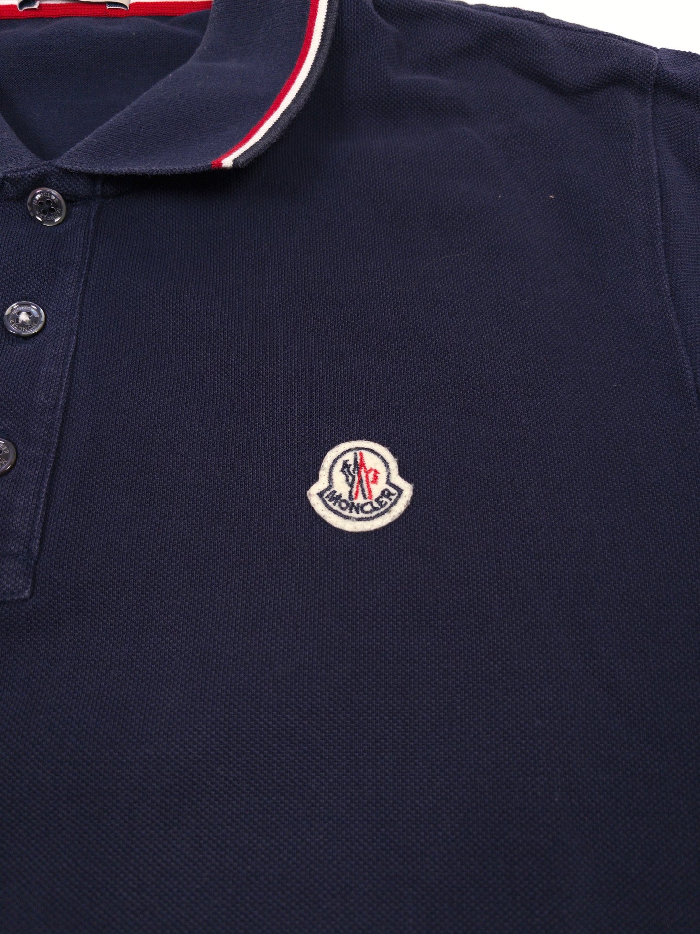 Moncler Polo Shirt Blue (Fits S)