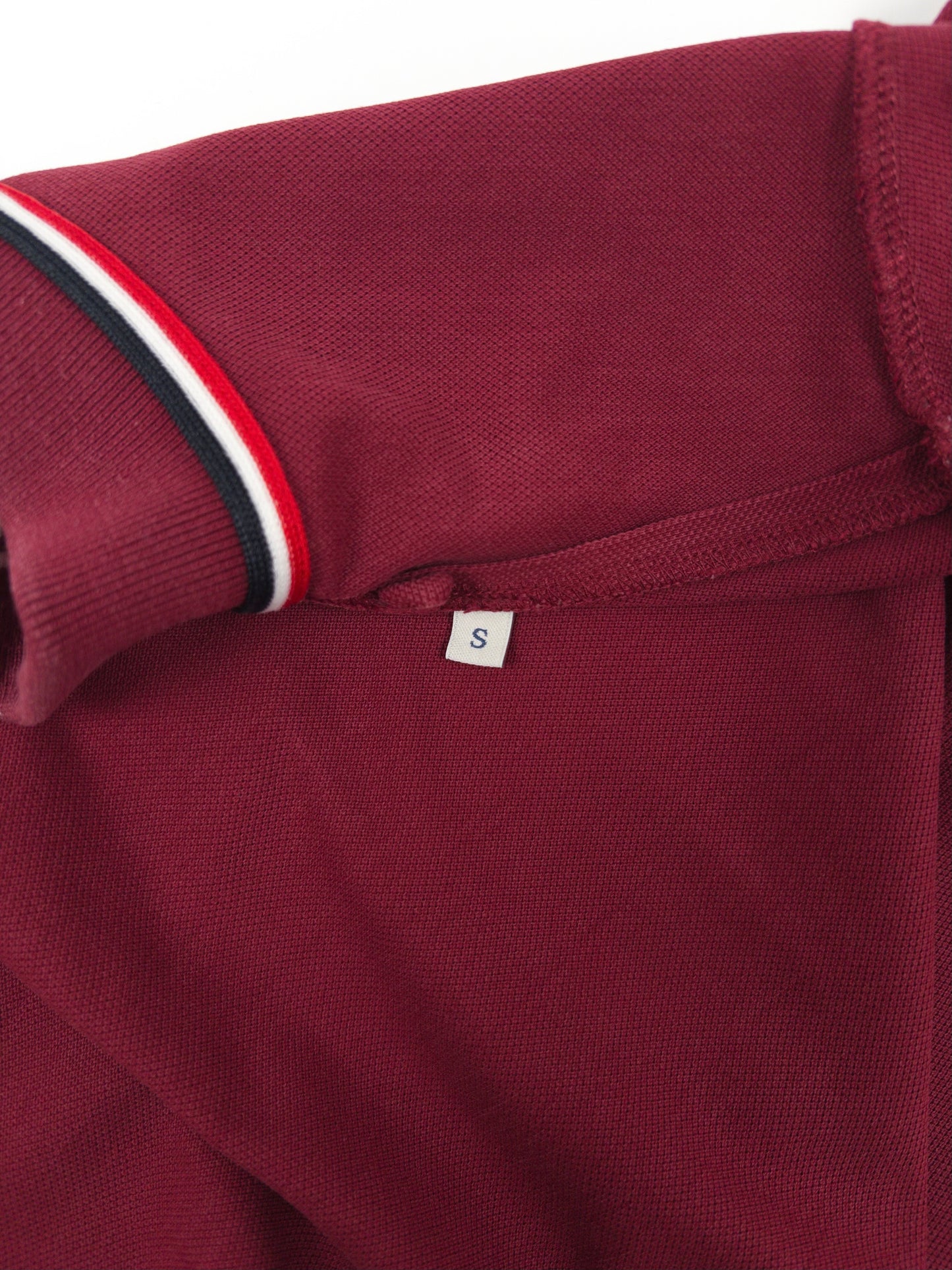 Moncler Striped Sleeve Polo Shirt