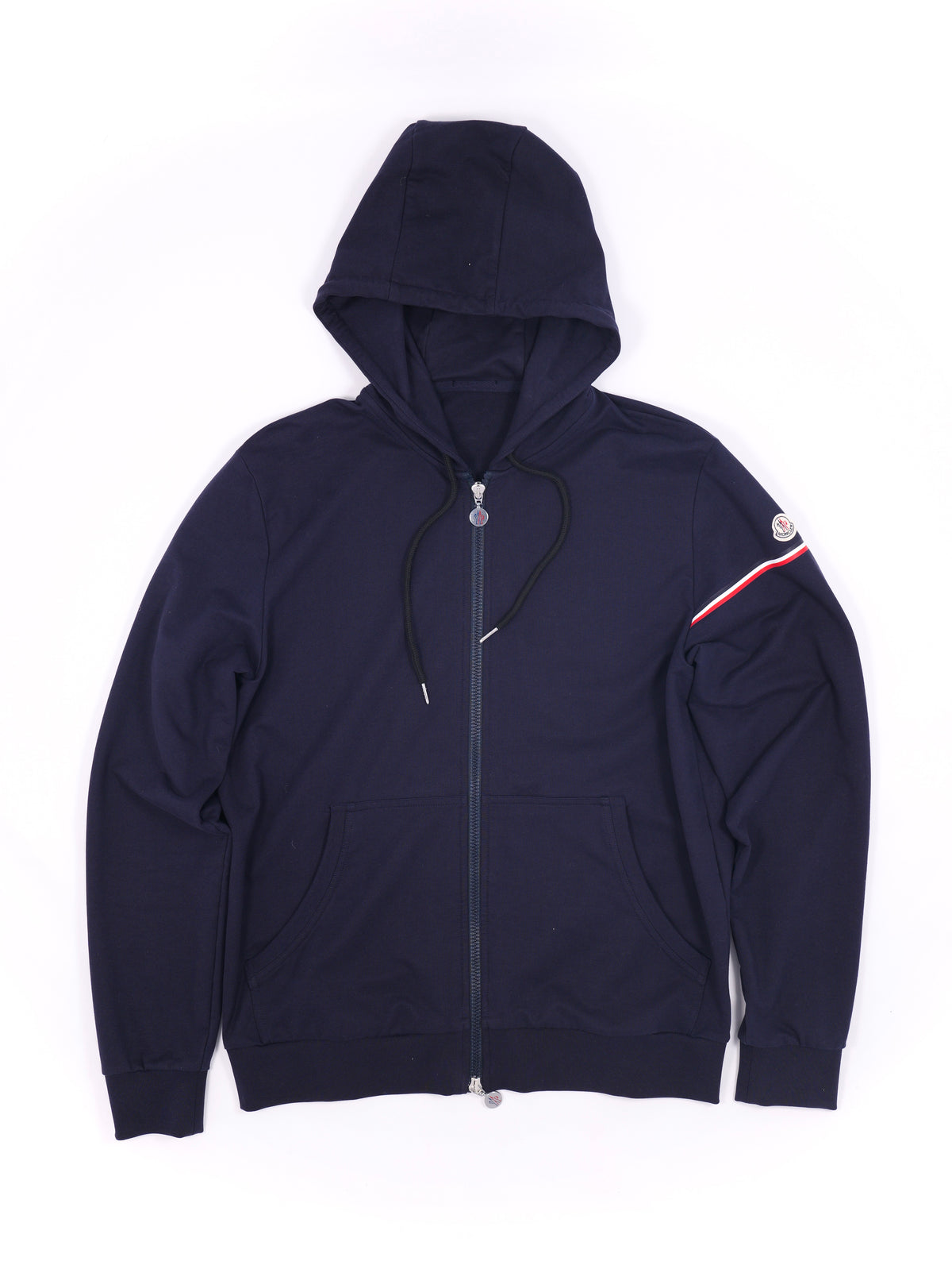 Moncler Tricolor Zip Hoodie (Fits L)