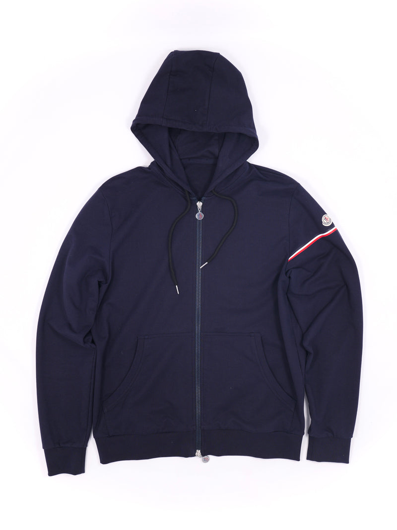Moncler Tricolor Zip Hoodie (Fits L)