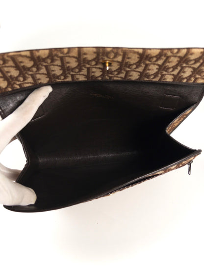 Christian Dior Trotter Canvas Shoulder Bag