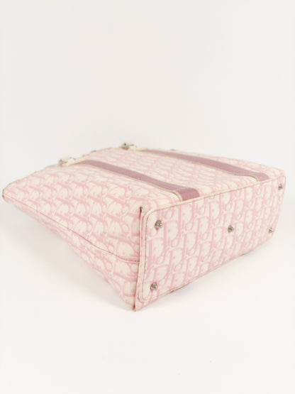Dior No 2 Pink Monogram Trotter Shopper Tote Bag