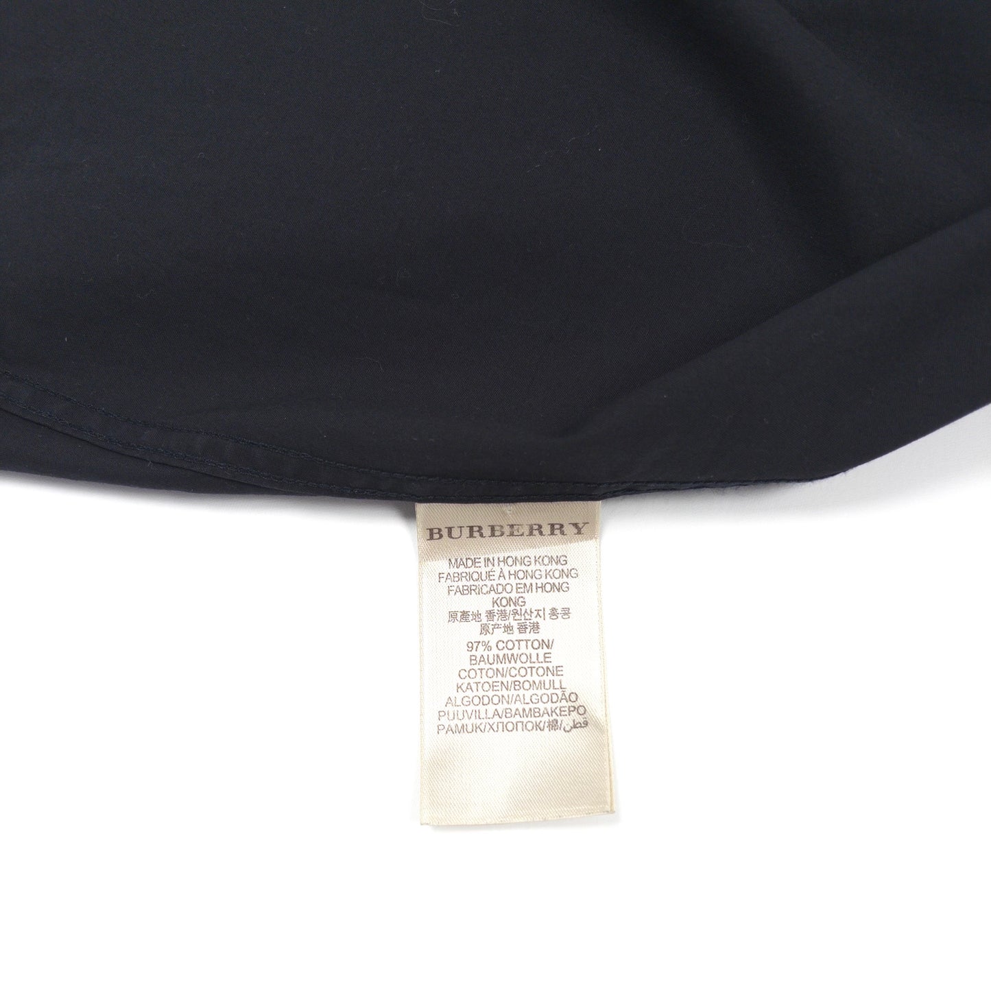 Burberry Check Shirt Black