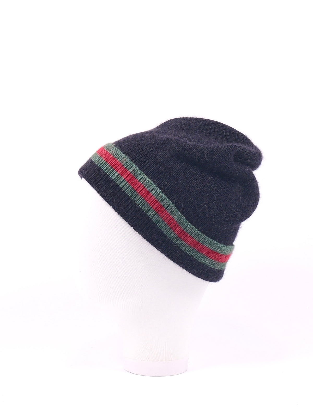 Gucci Web Stripe Wool Beanie
