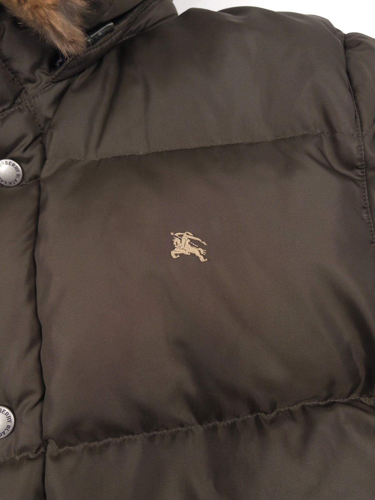 Burberry Nova Check Down Jacket, Brown