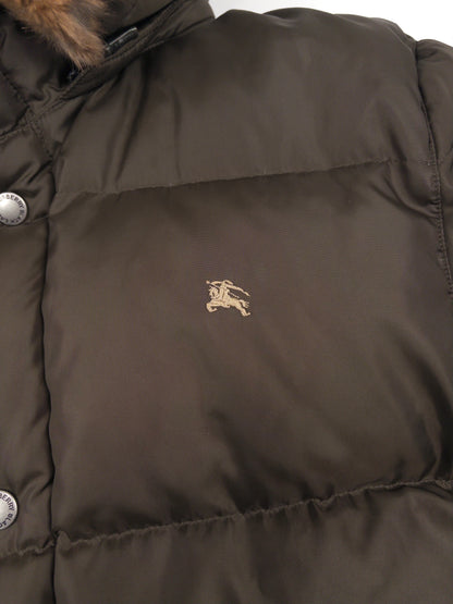 Burberry Nova Check Down Jacket, Brown