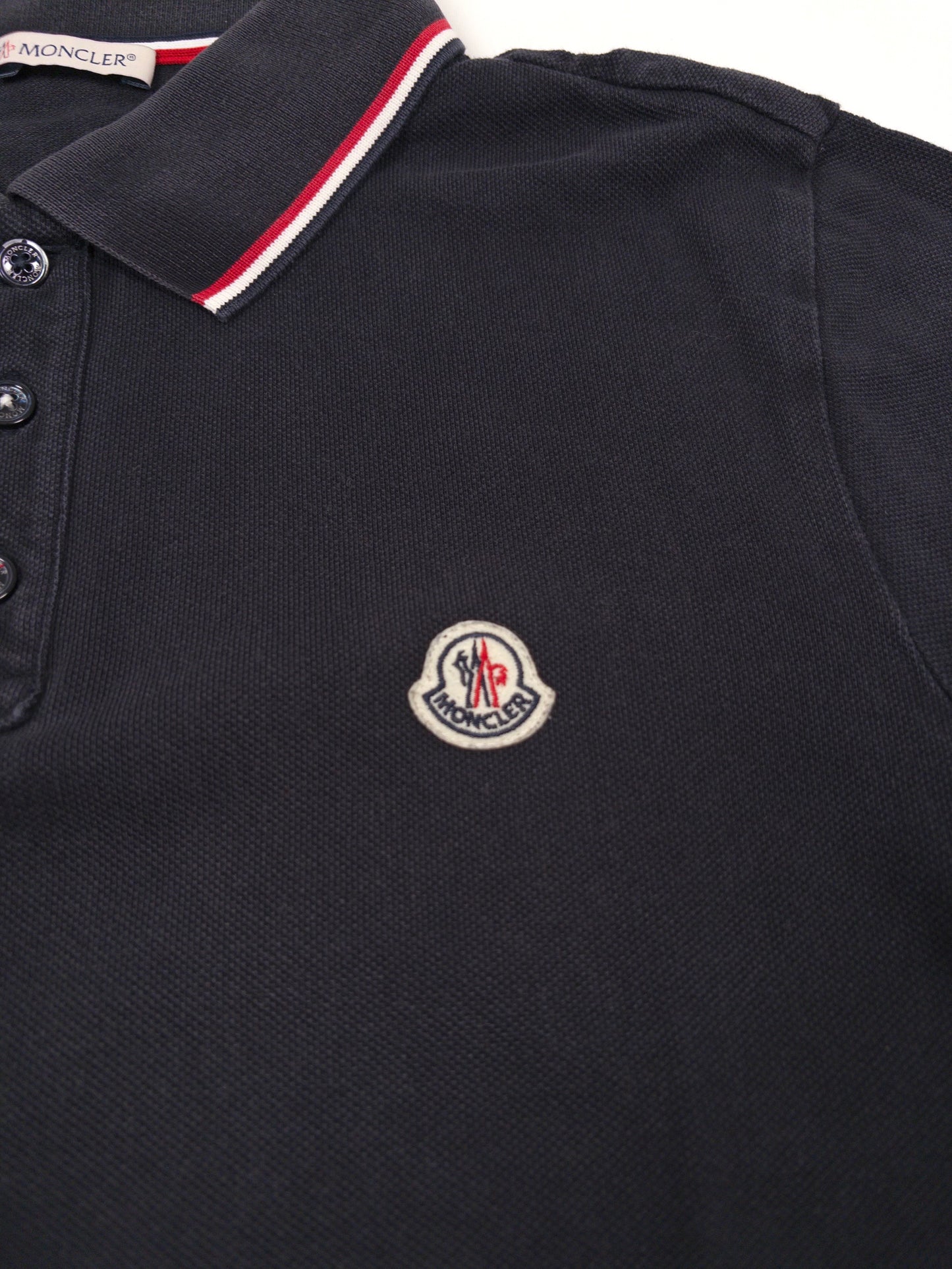Moncler Polo Shirt Navy (Fits XS/S)