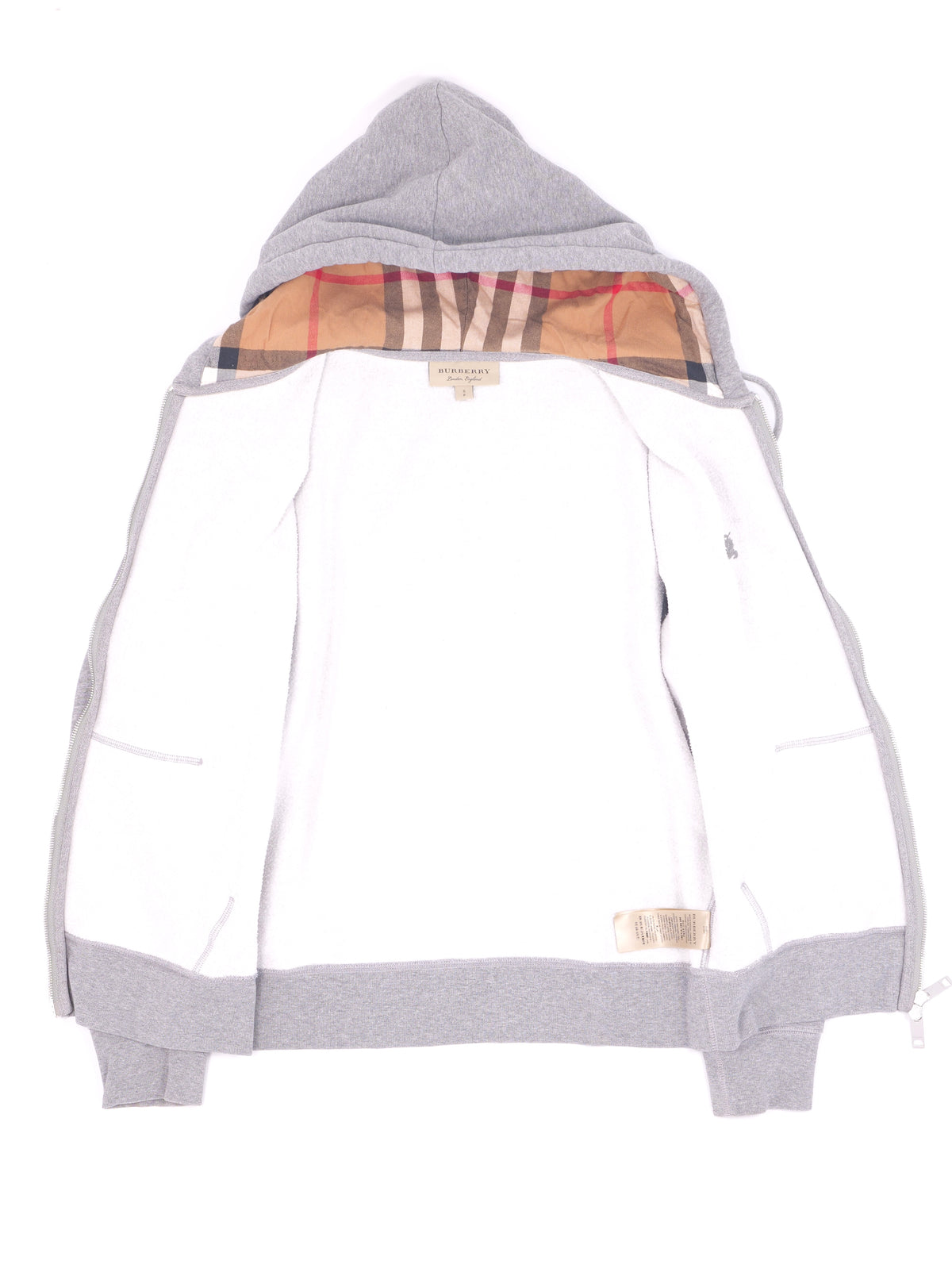 Burberry Check Zip Hoodie