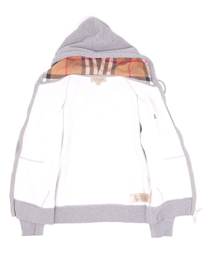 Burberry Check Zip Hoodie