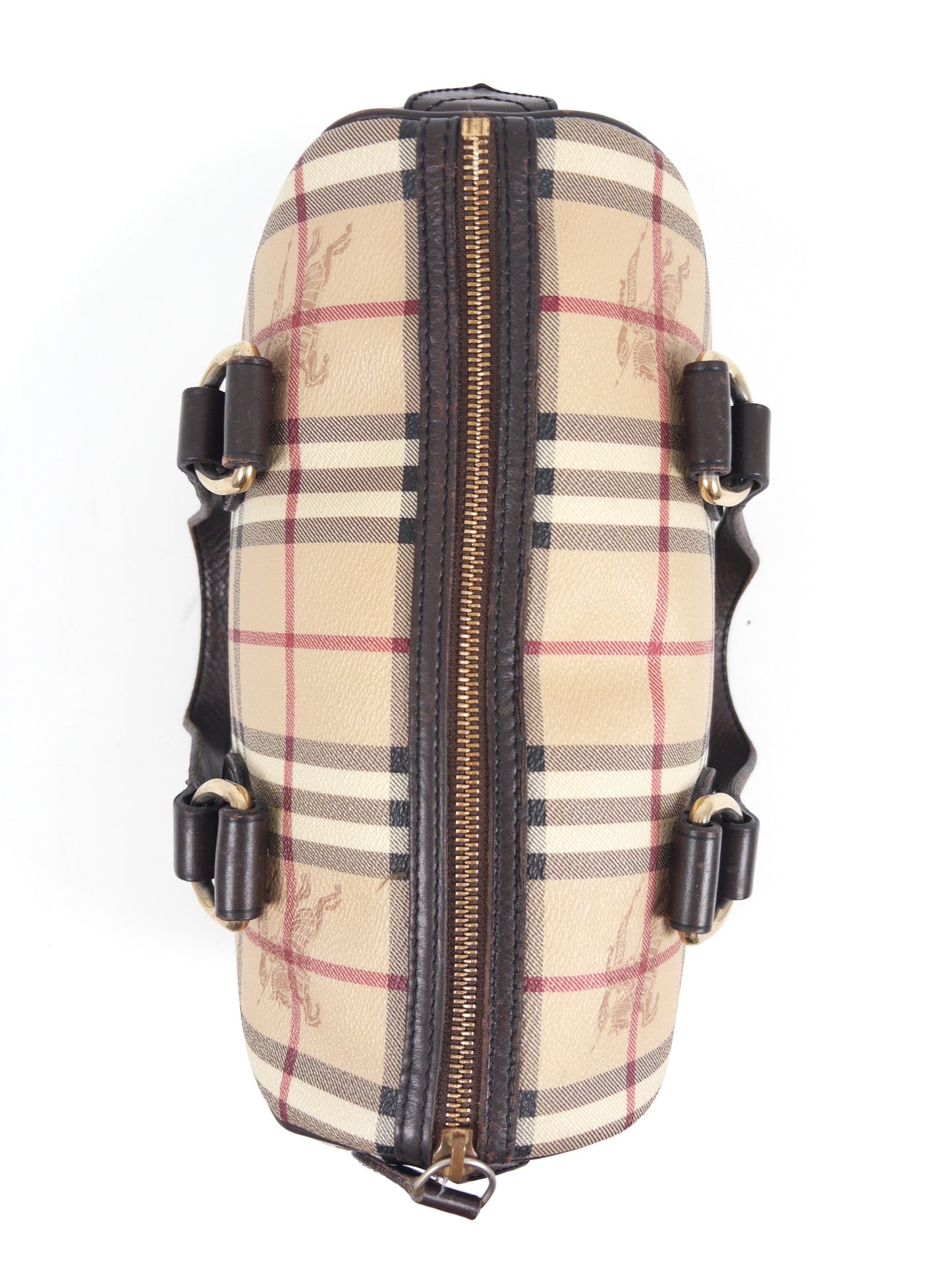 Burberry Haymarket Check Boston Bag