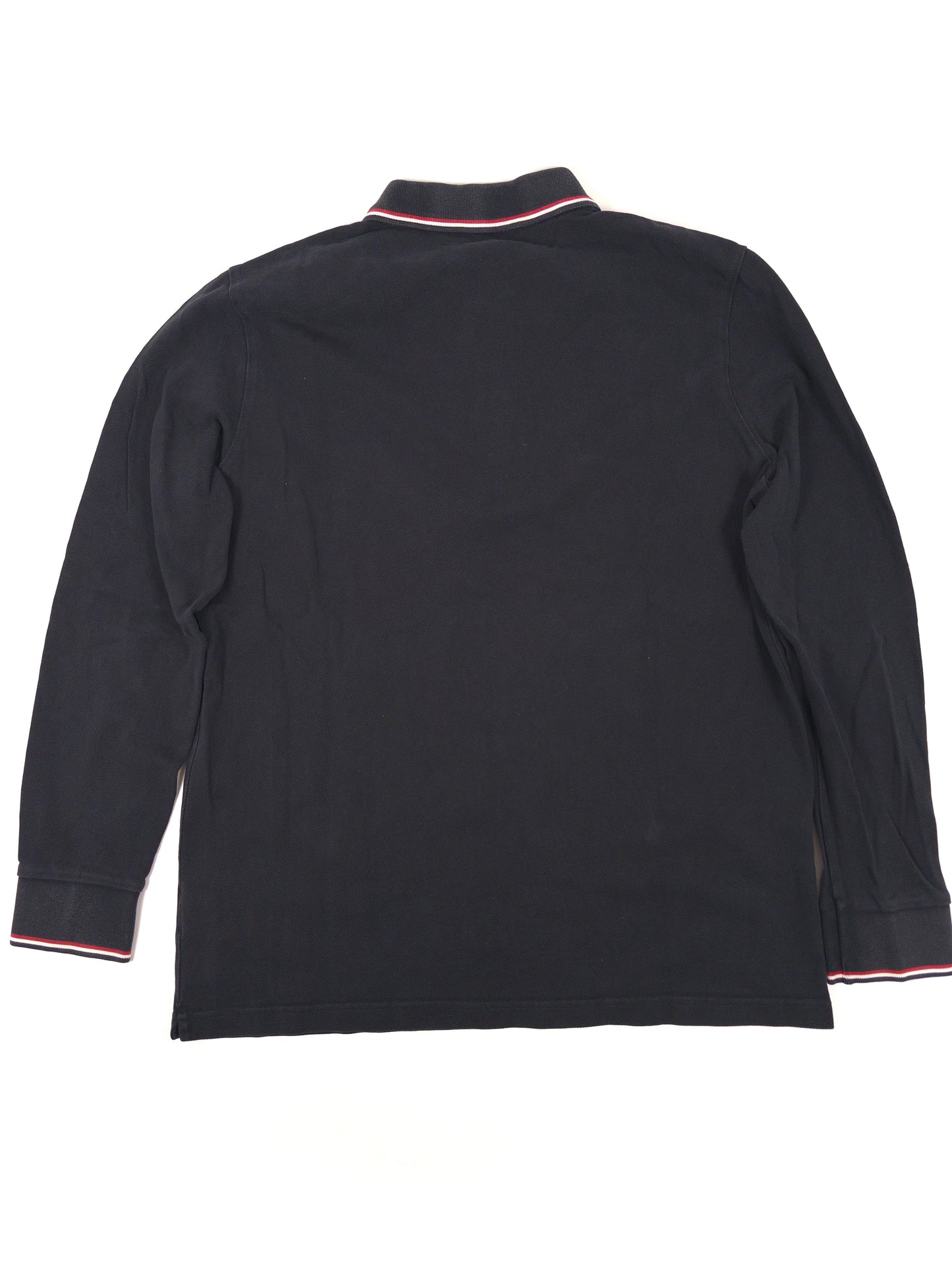 Moncler Longsleeve Polo Shirt Navy (Fits L)