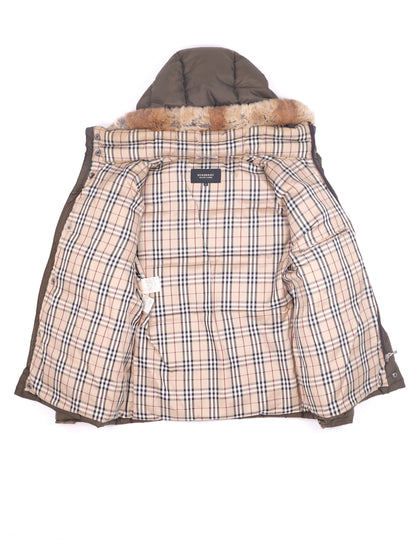 Burberry Nova Check Down Jacket