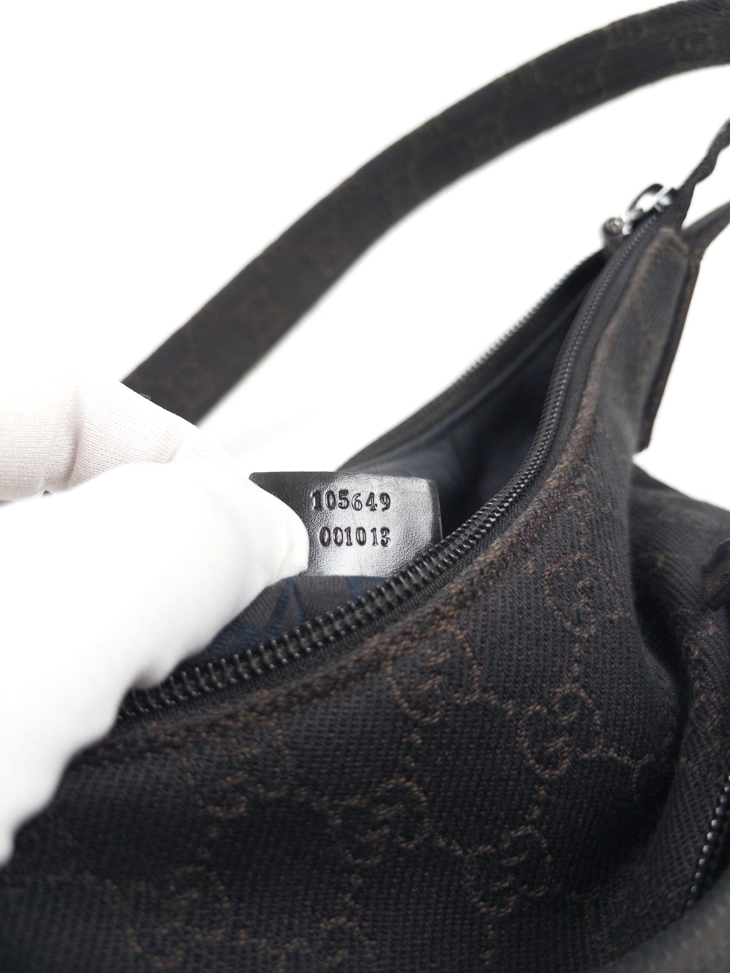 Gucci GG Denim Shoulder Bag - Vintage