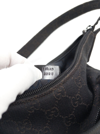 Gucci GG Denim Shoulder Bag - Vintage