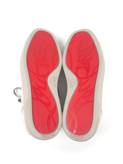 Christian Louboutin Light Grey Spikes Sneakers (Fits EU43)
