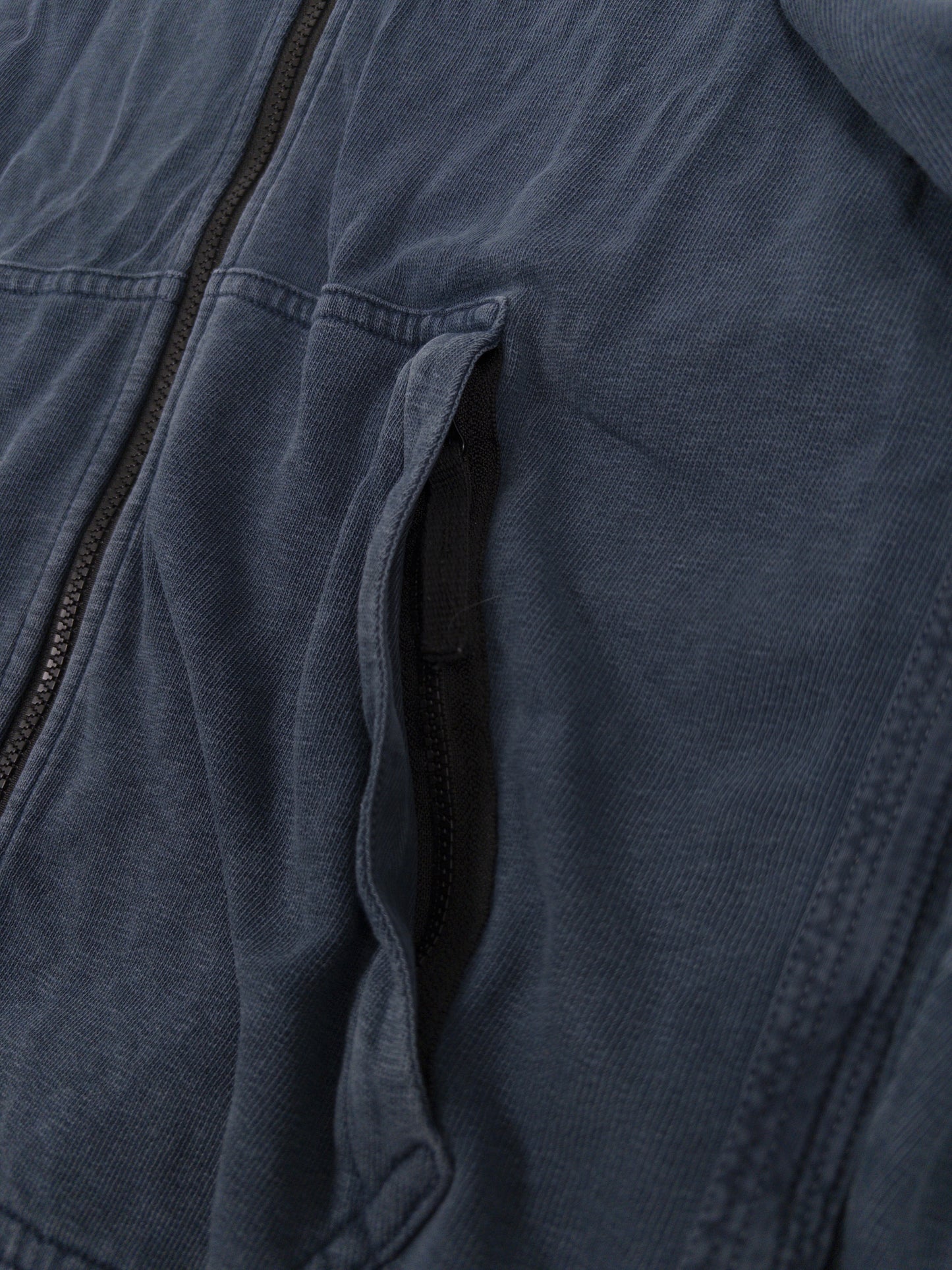 Stone Island Garment Dyed Zip Hoodie