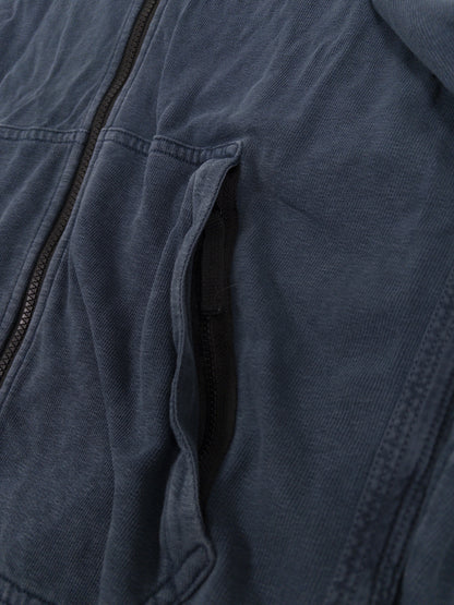 Stone Island Garment Dyed Zip Hoodie