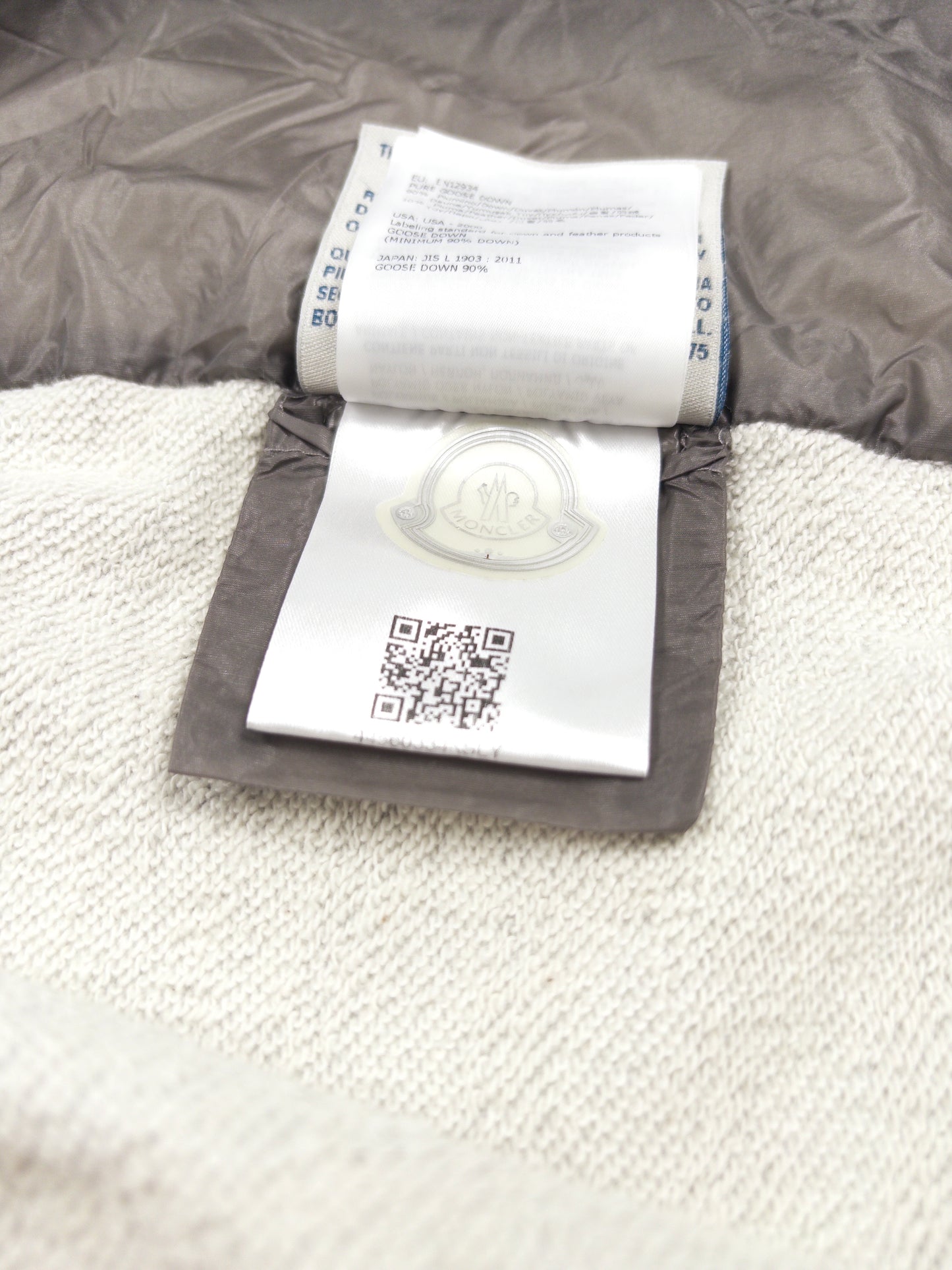 Moncler Tricolor Down Cardigan