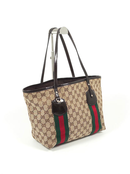Gucci GG Canvas Web Jolicouer Tote