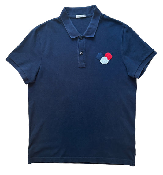 Moncler Triple Logo Polo Shirt