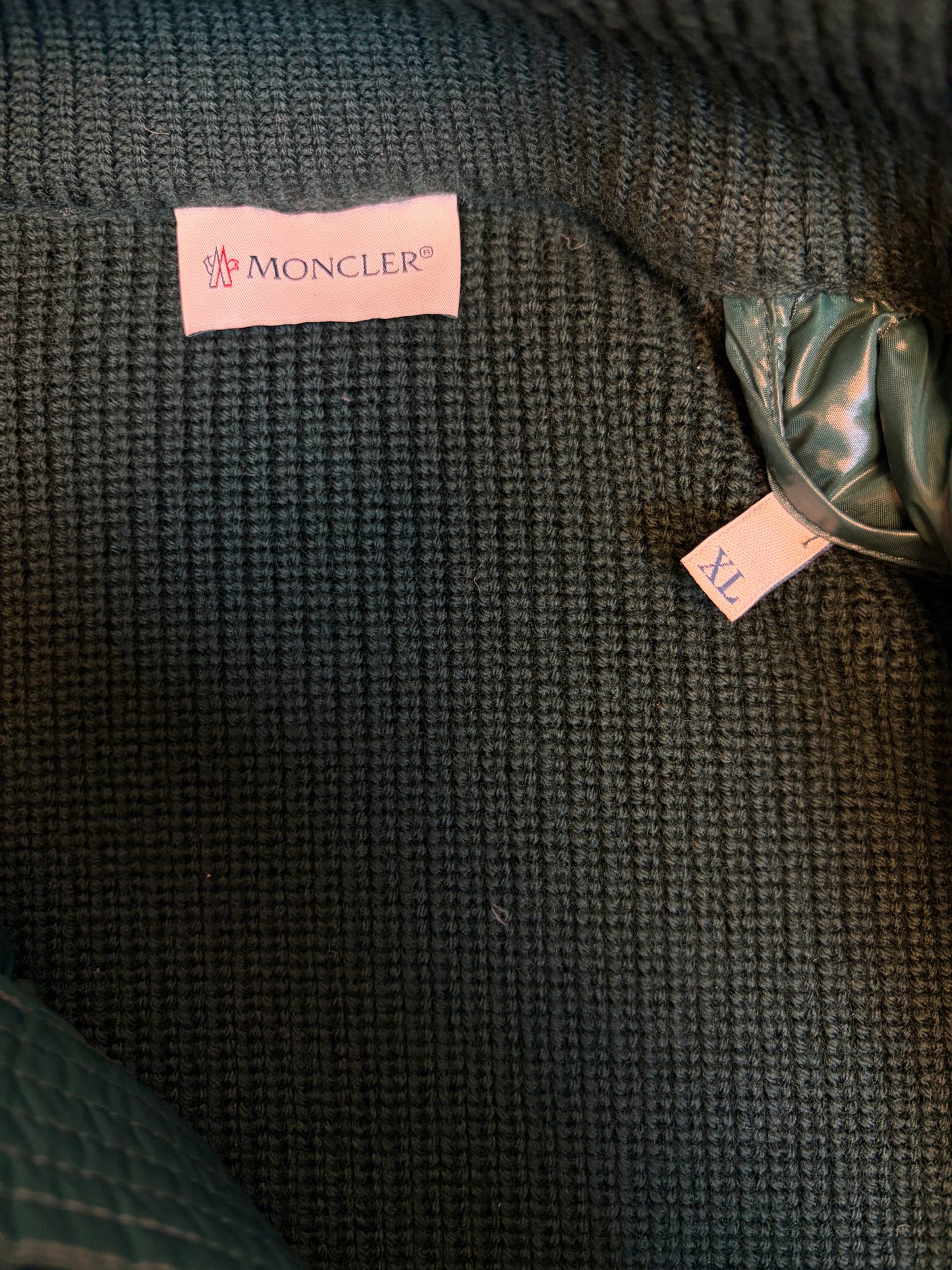 Moncler Maya Cardigan (RARE - Fits L) Emerald