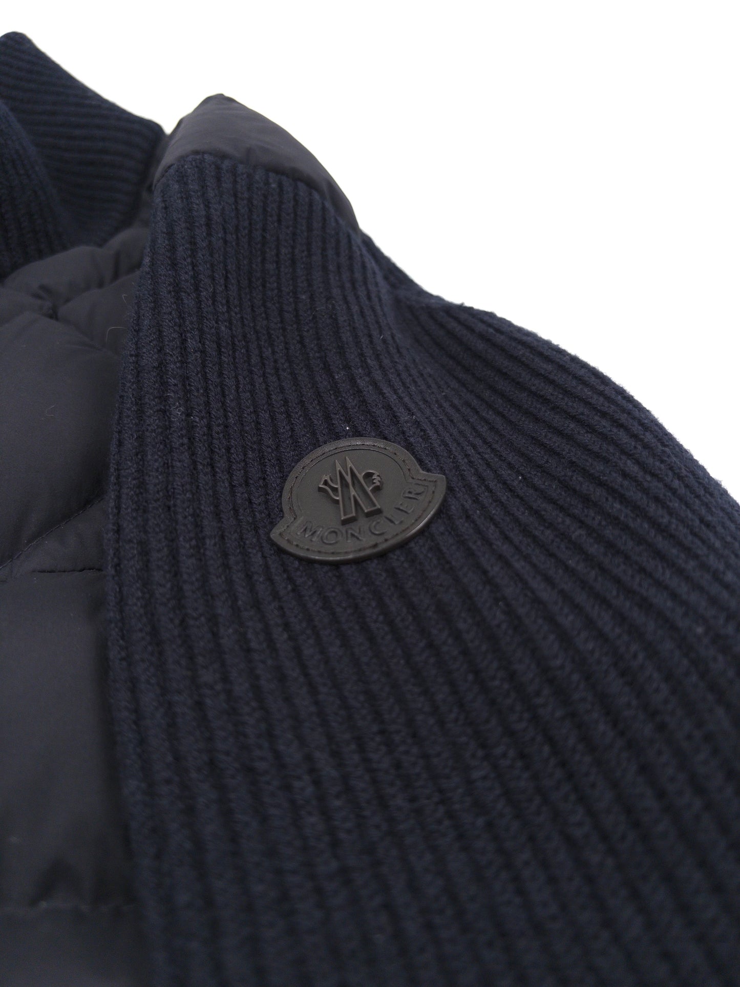 Moncler Down Cardigan - Navy (Fits L)
