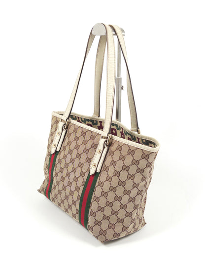 Gucci GG Canvas Jolicoeur Medium Tote with Charms