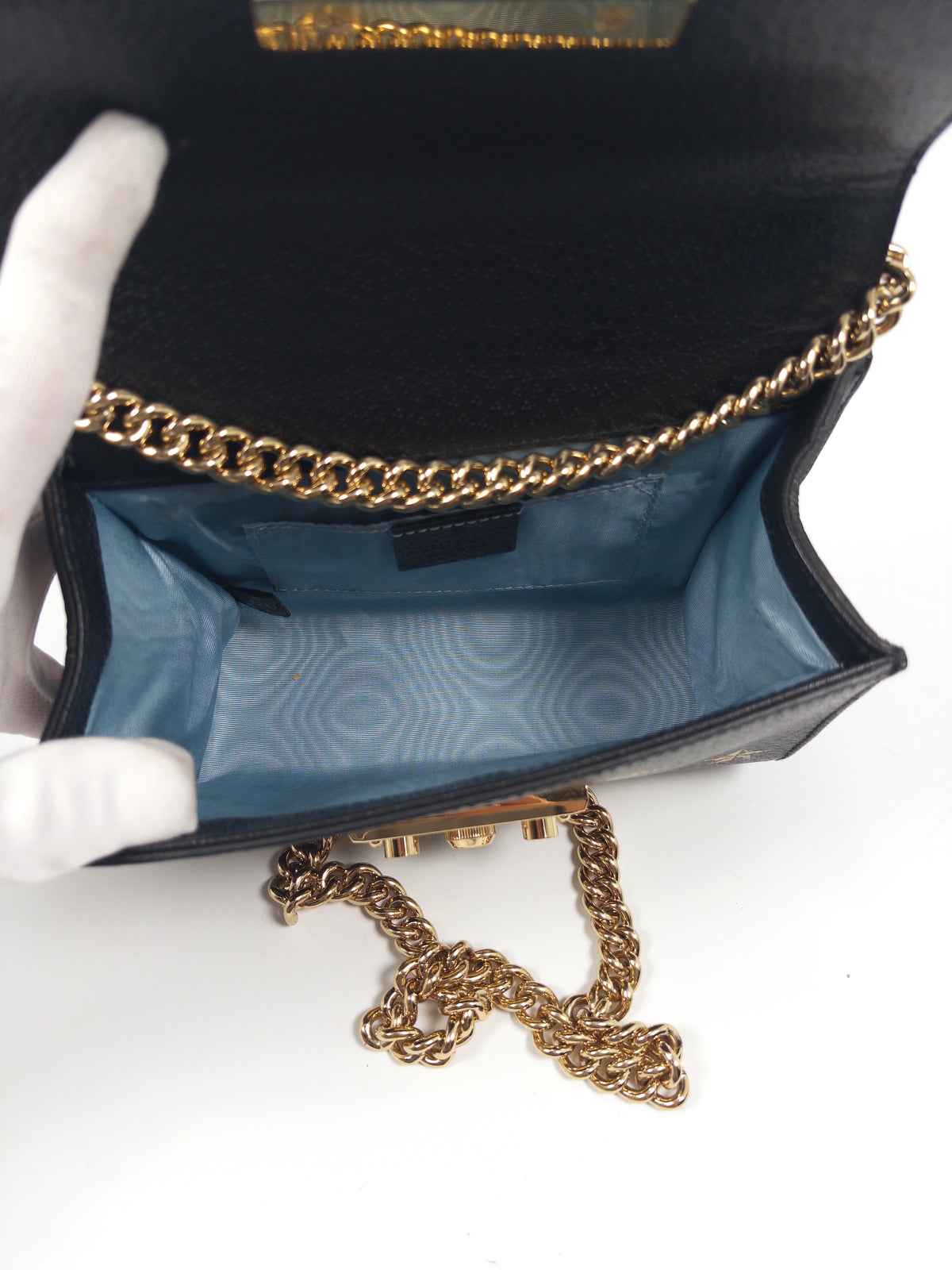 Gucci Padlock Star Bee Chain Bag