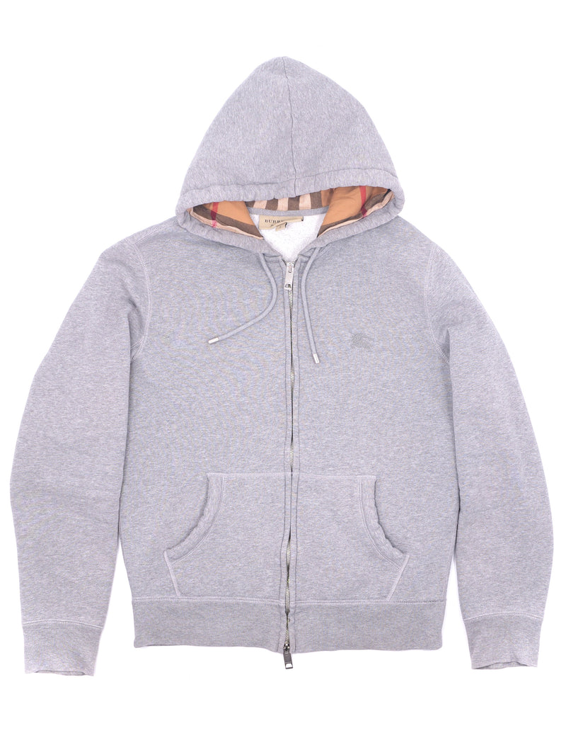 Burberry Check Zip Hoodie