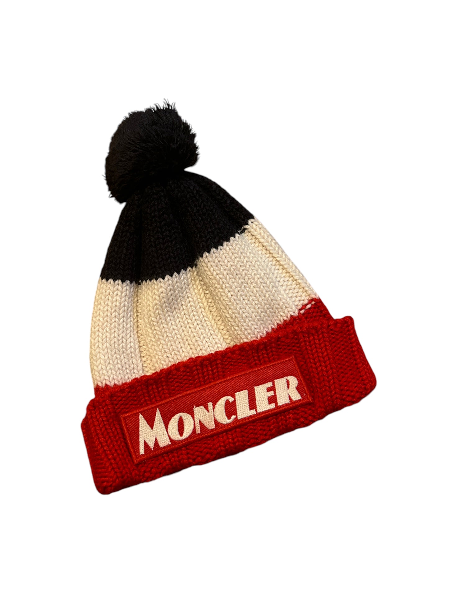 Moncler Tricolor Kids Beanie