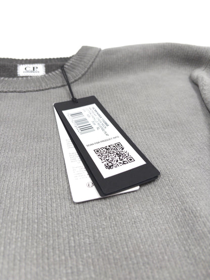 C.P. Company Reverse Plat Crew Neck Sweatshirt - Grey