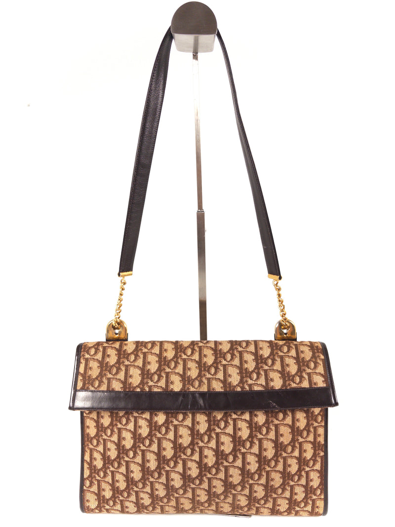Christian Dior Trotter Canvas Shoulder Bag