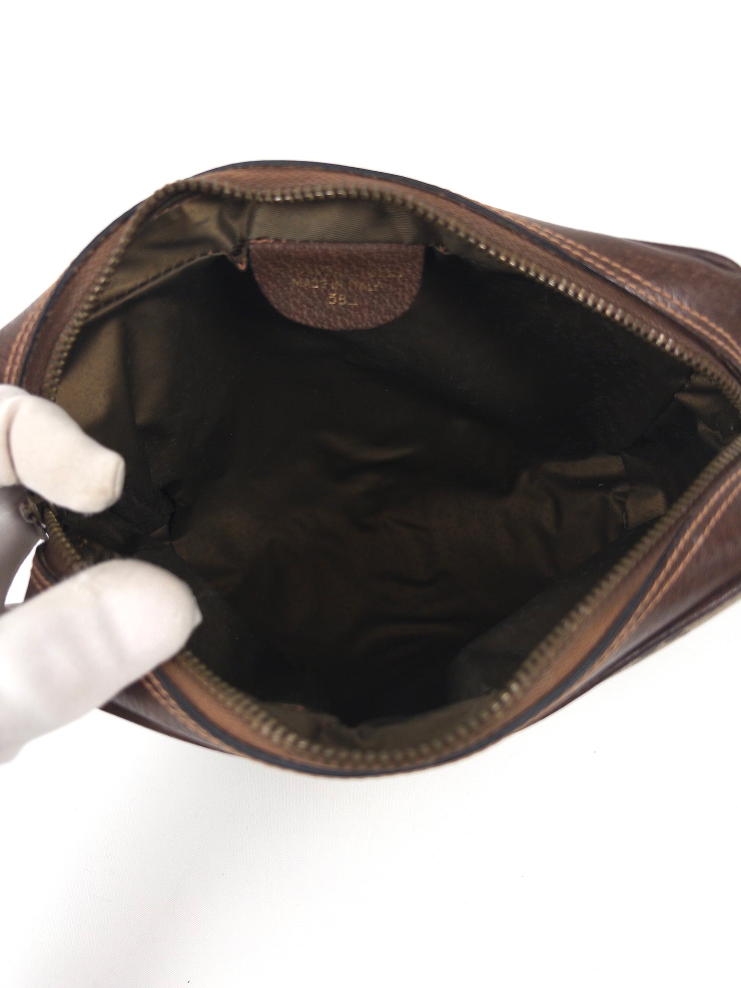 GUCCI Supreme Sherry Line clutch bag