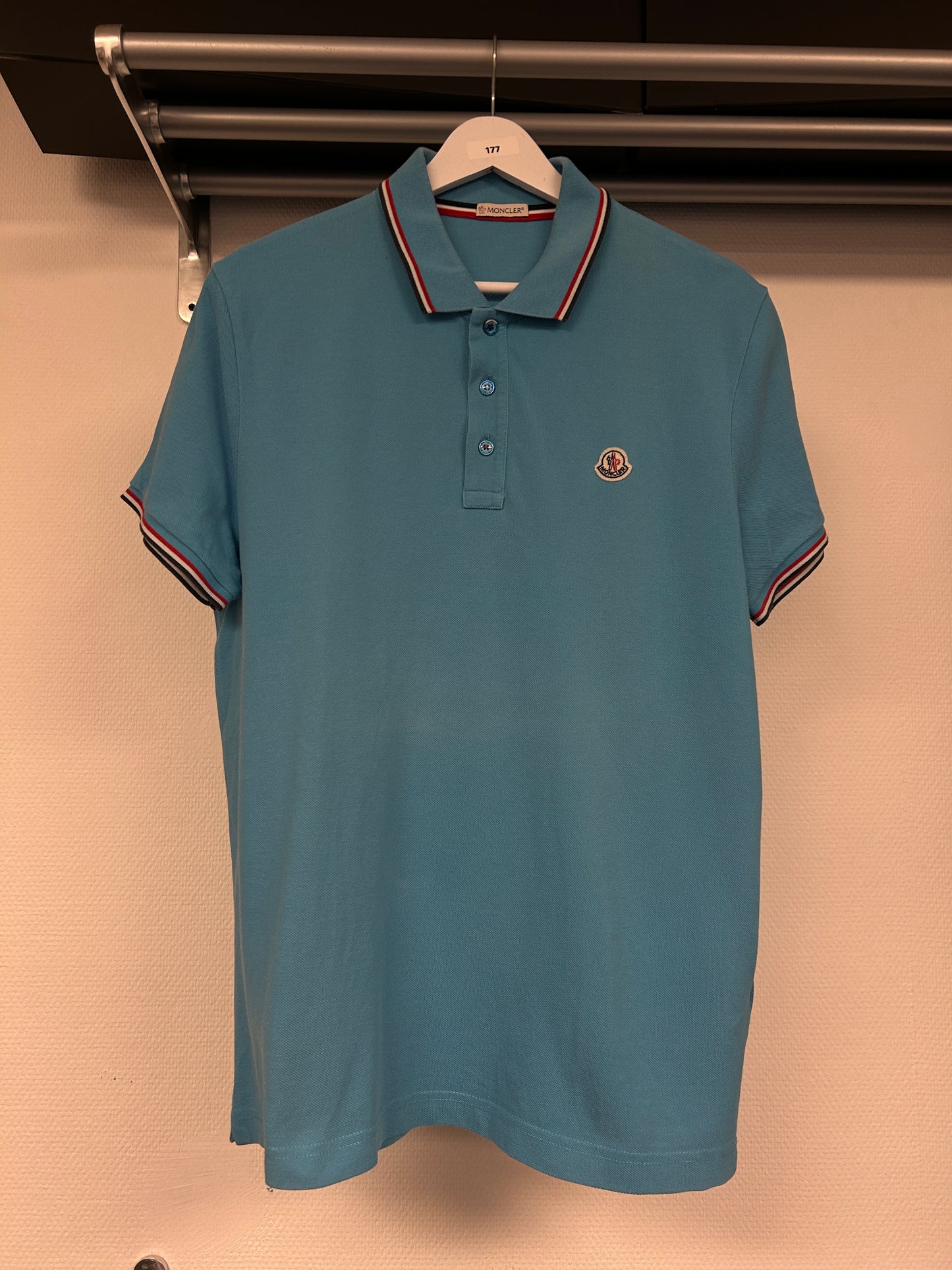 Moncler Tricolour Sleeve Polo Shirt 177