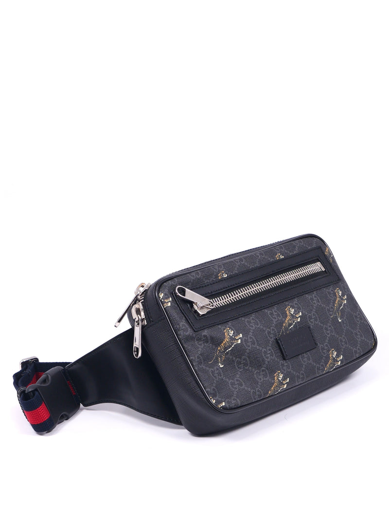 Gucci GG Supreme Tiger Belt Bag