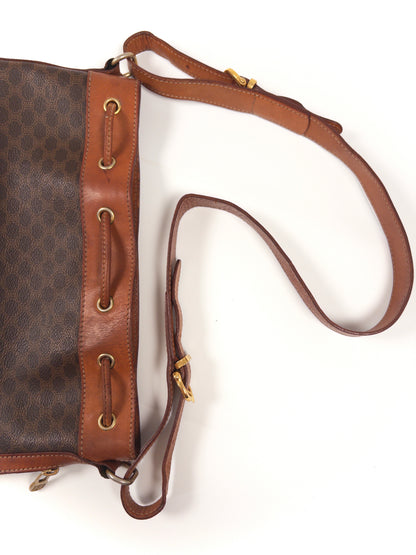 Celine Macadam Drawstring Shoulder Bag