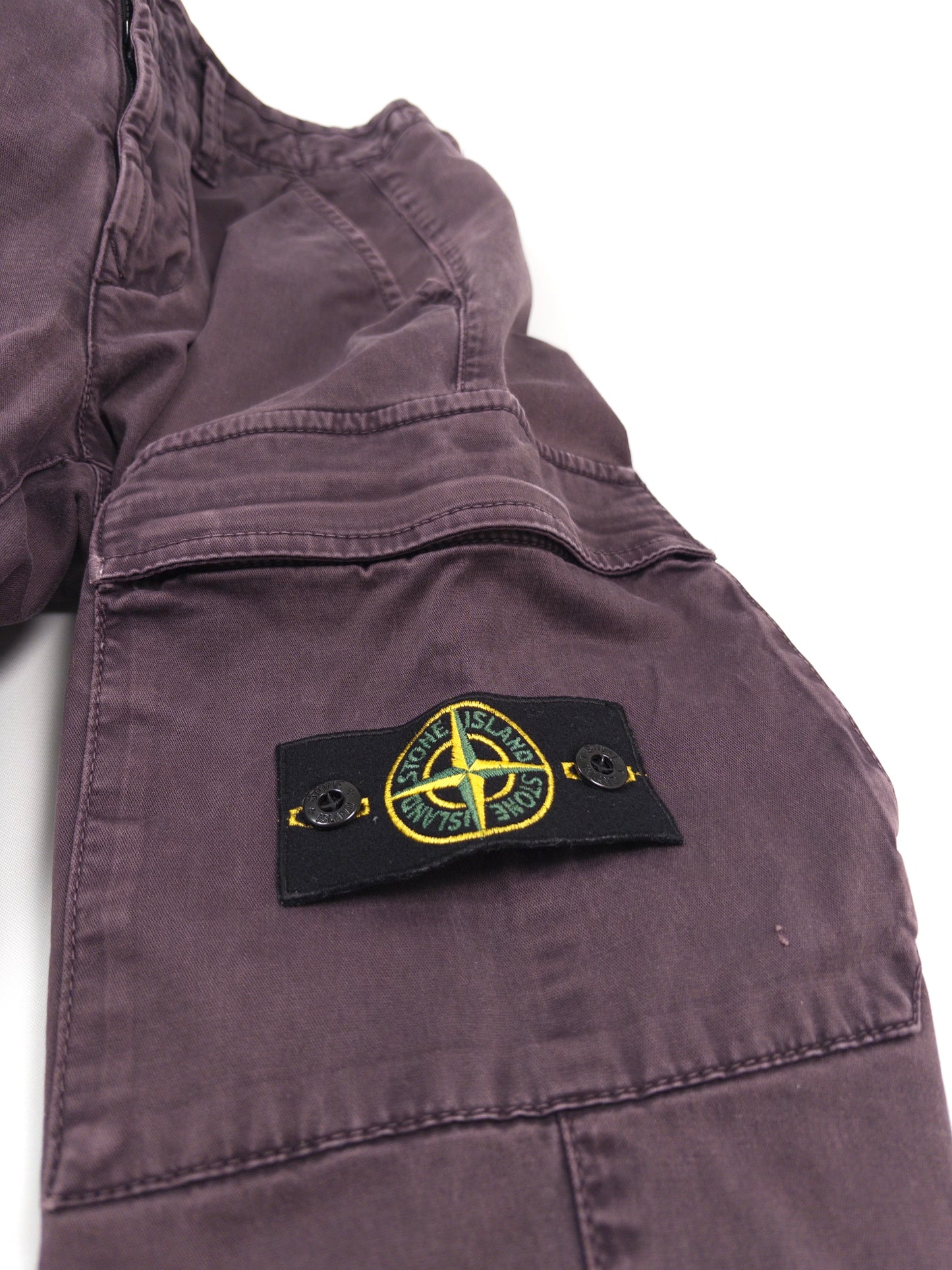 Stone Island burgundy Cargo Pants