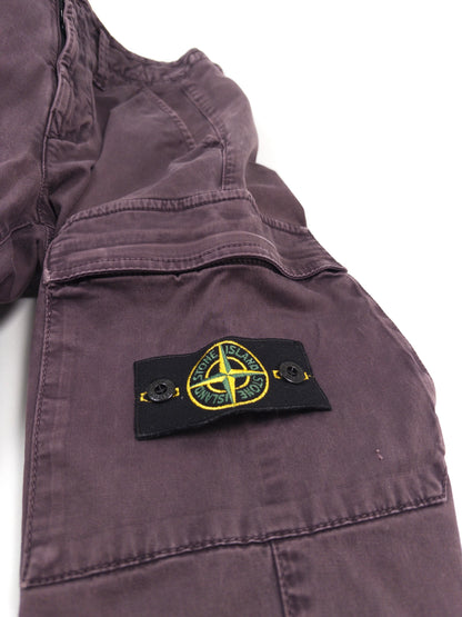 Stone Island burgundy Cargo Pants