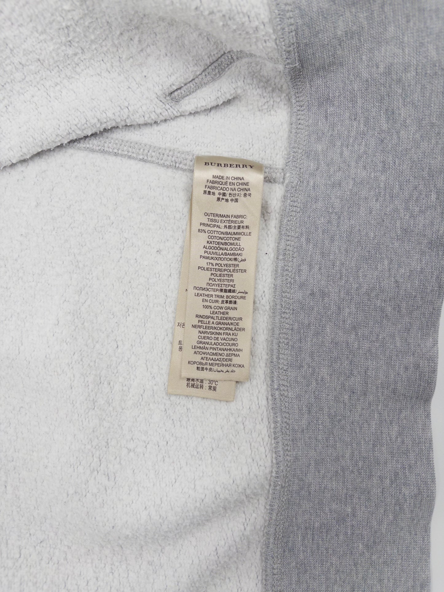 Burberry Check Hoodie