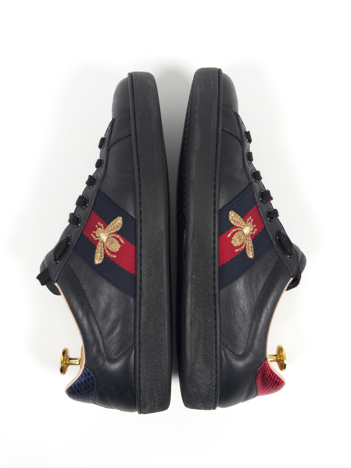 Gucci Ace Black Bee Sneakers (EU 43