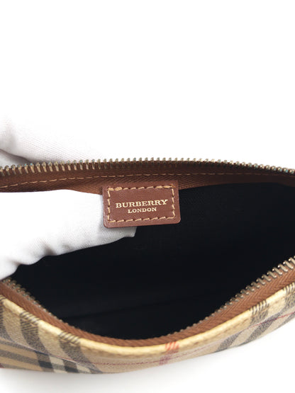 Burberry Haymarket Check Pochette Bag