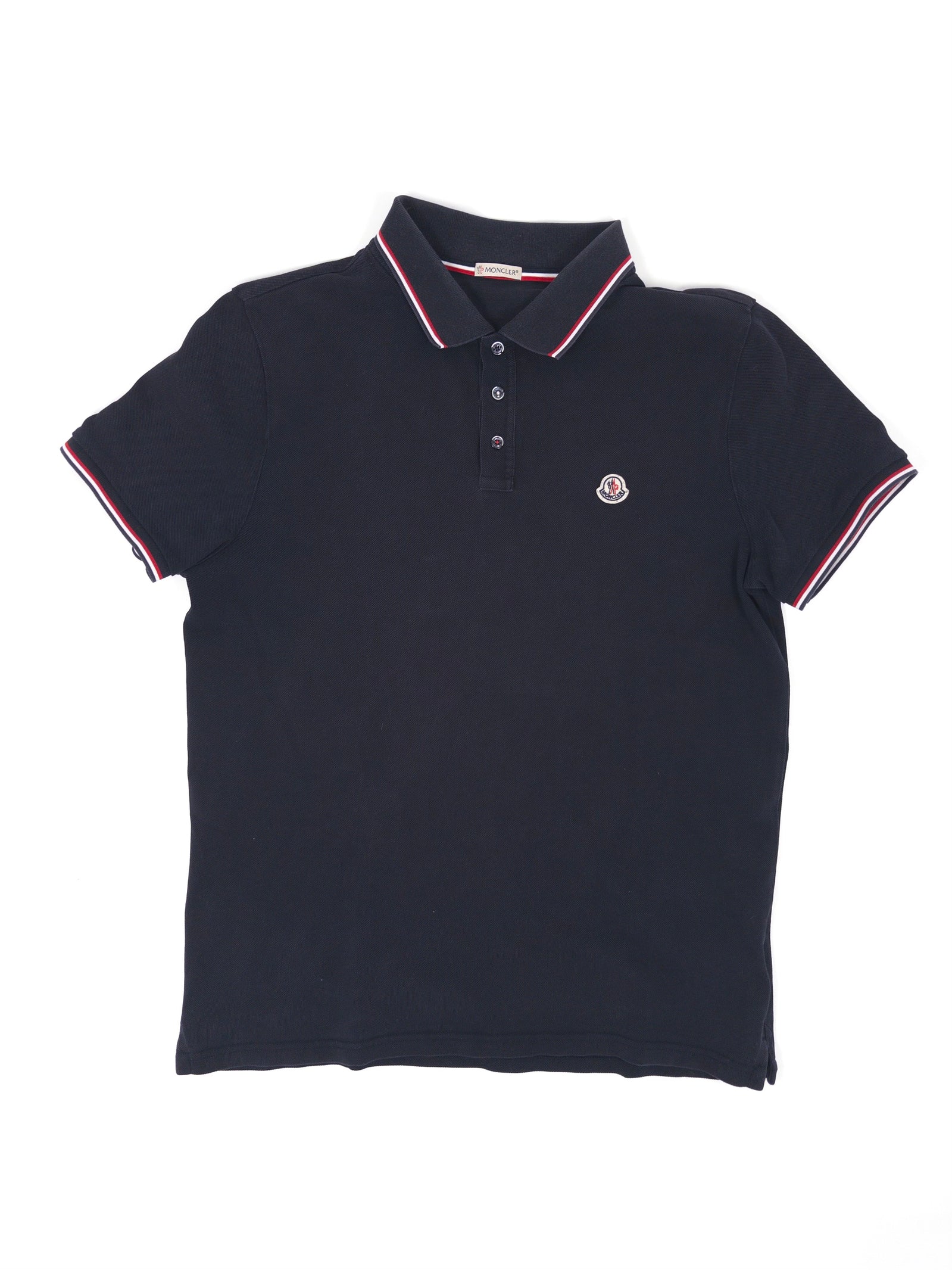 Moncler Tricolour Polo Shirt (Fits XL/XXL)