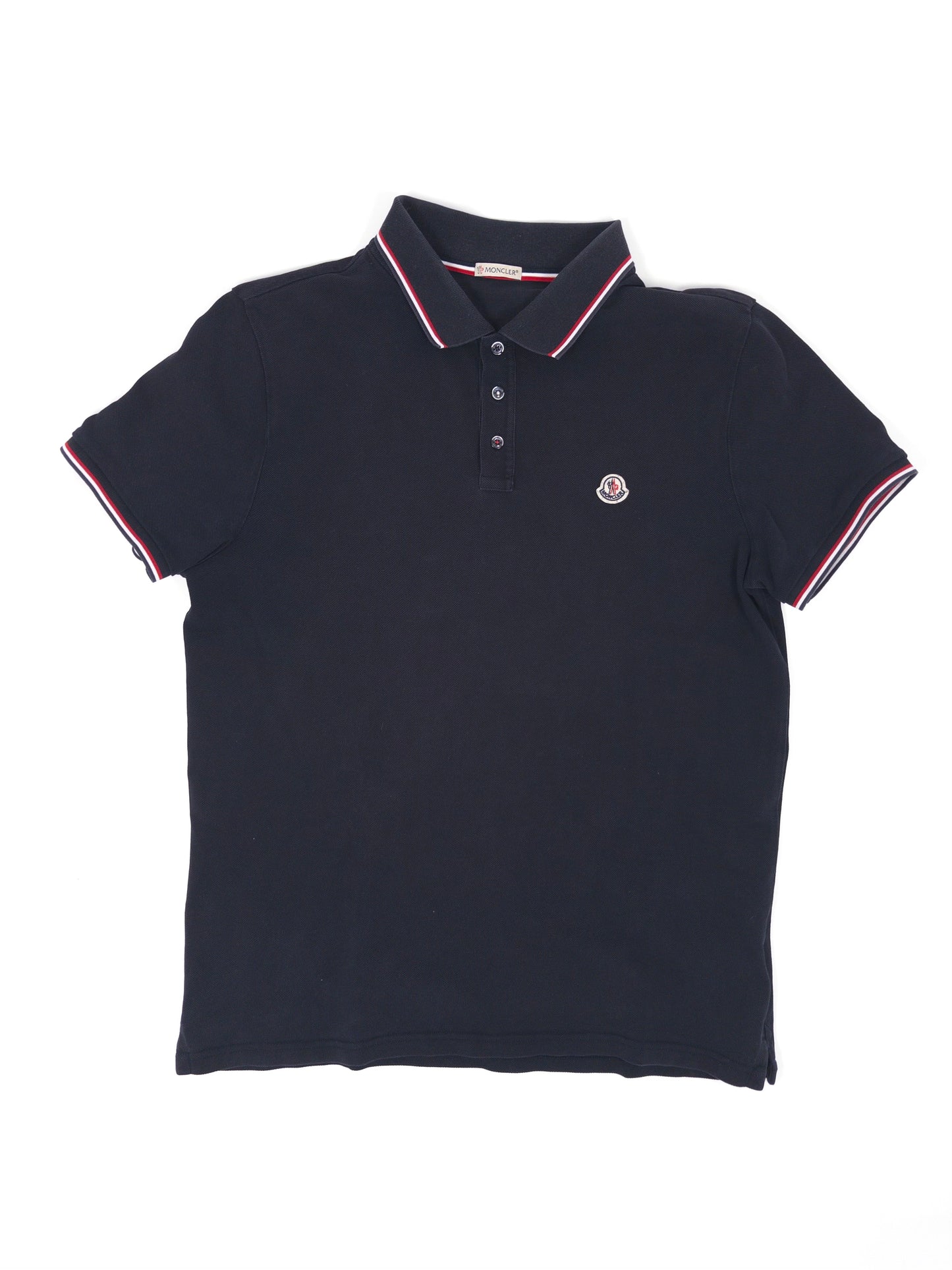 Moncler Tricolour Polo Shirt (Fits XL/XXL)