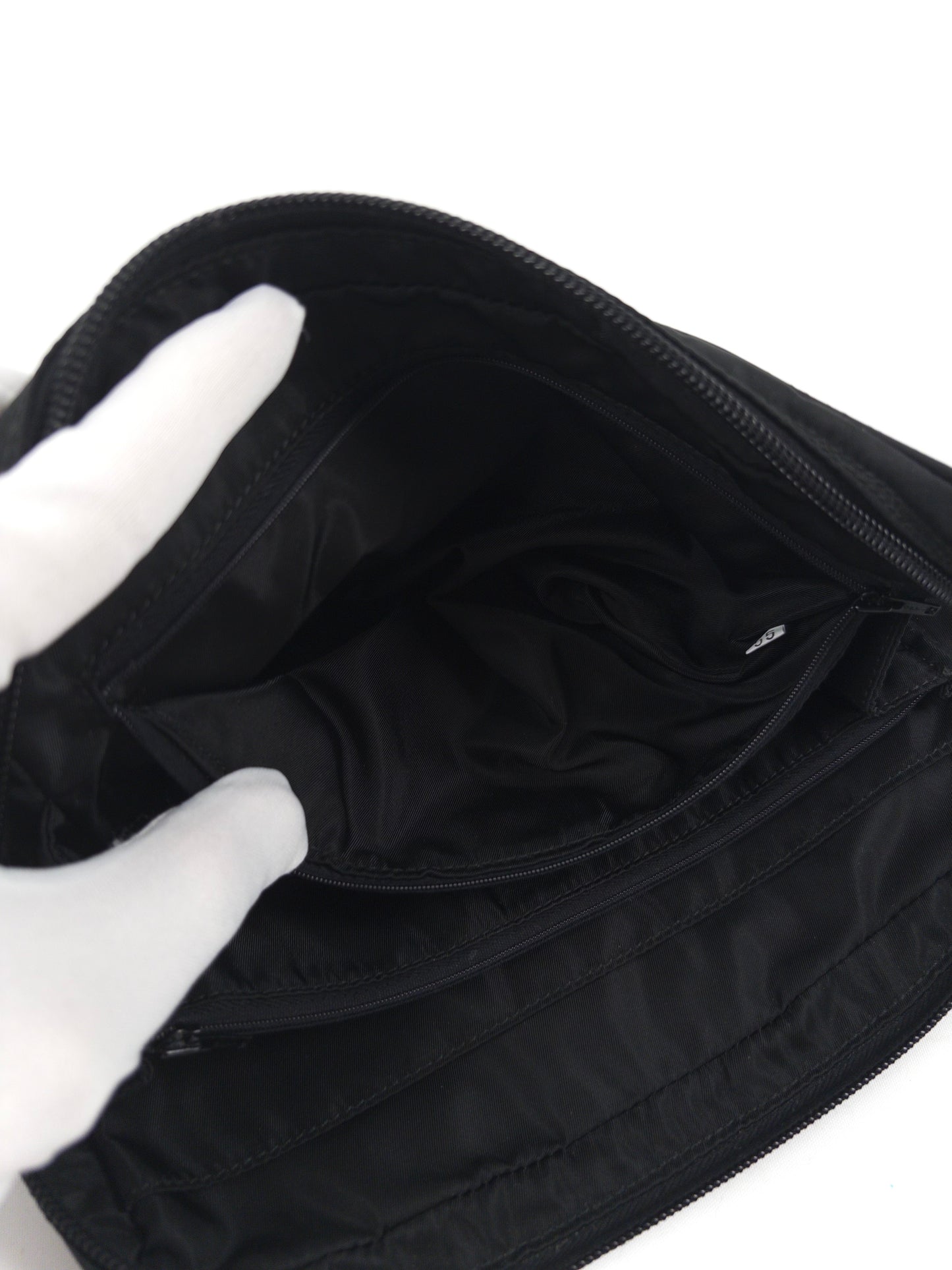 Prada Tessuto Nylon Medium Pouch Bag