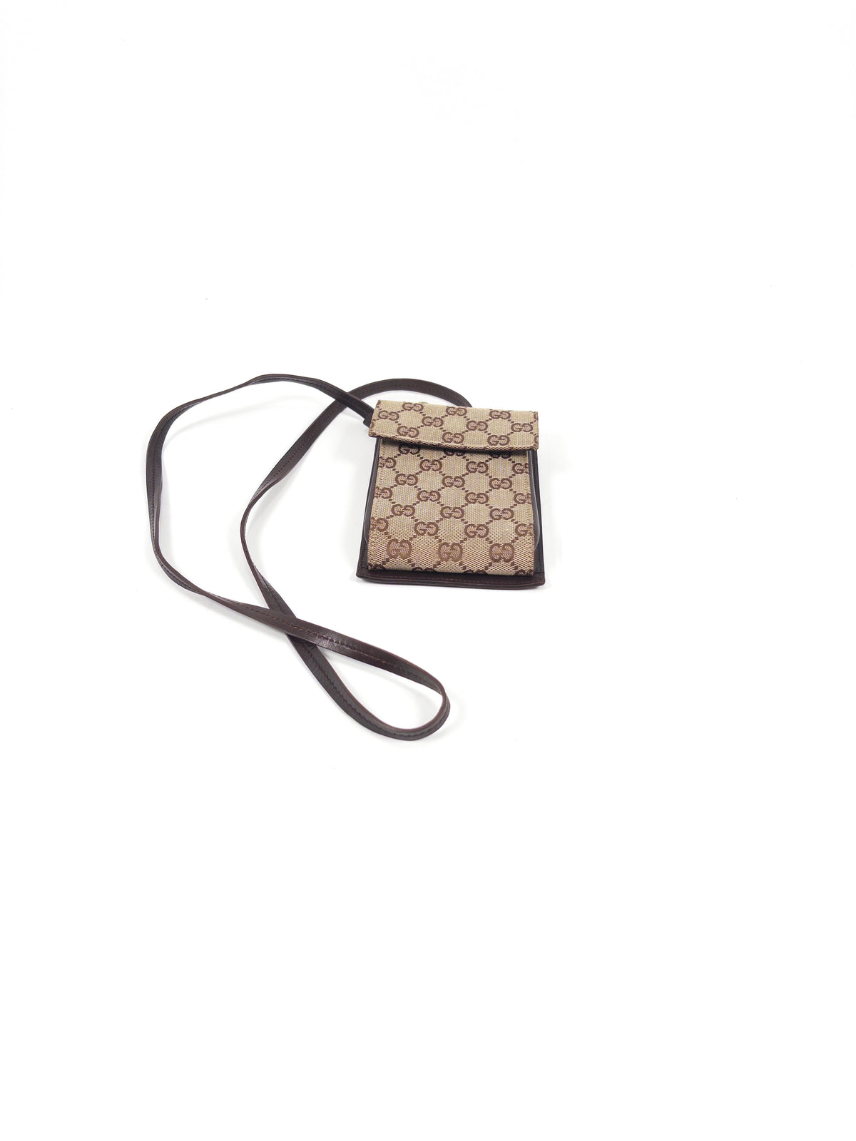Gucci GG Canvas Pass/Phone Holder