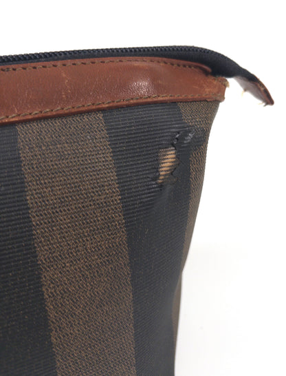 Fendi Pequot Stripe Clutch from the 80s