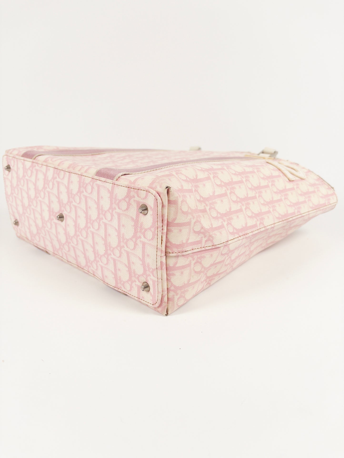Dior No 2 Pink Monogram Trotter Shopper Tote Bag